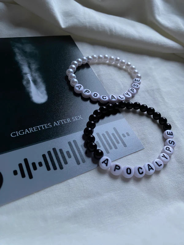 Apocalypse by Cigarettes After Sex matching bracelets