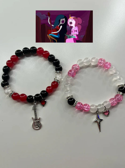 Princess bubblegum and Marceline bracelets